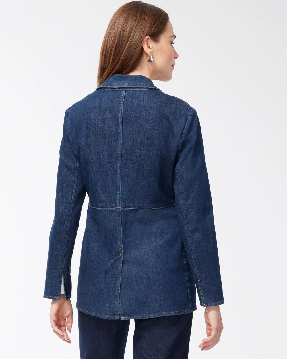 ジャケット COTTON BLAZER DENIM EFFECT Denim Blazer | Chico's